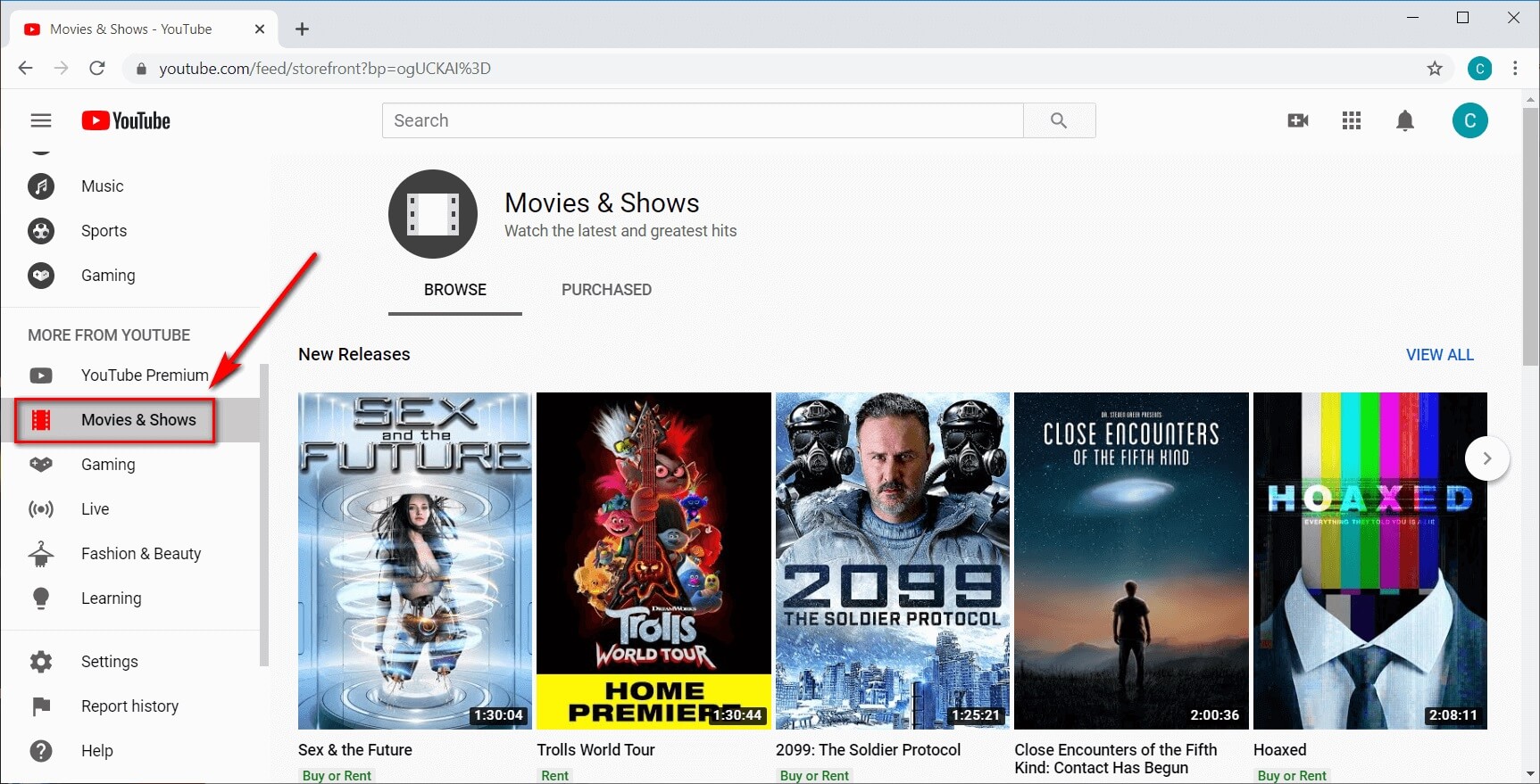 TÉLÉCHARGER UN FILM GRATUITEMENT SUR YOUTUBE