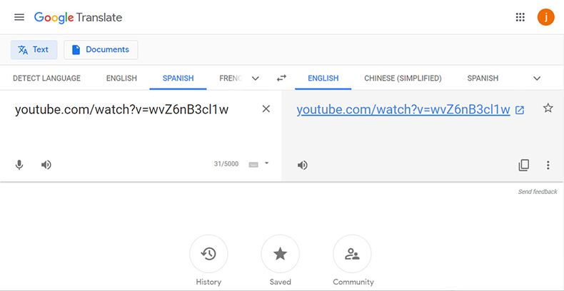 Use Google Translate as proxy