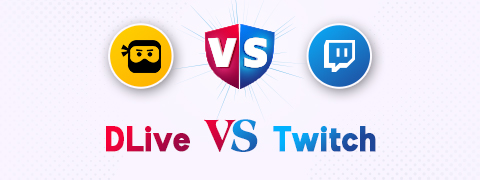 DLive vs Twitch: streaming e visione di videogiochi