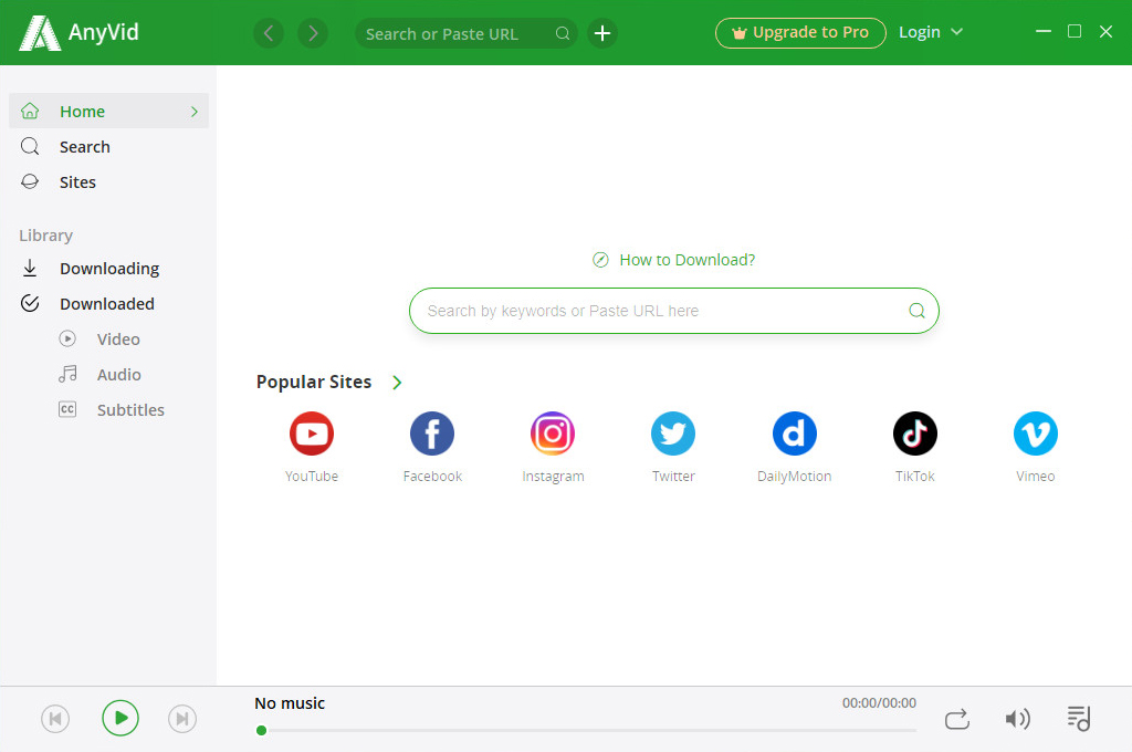 Bester Facebook Video Downloader - AnyVid
