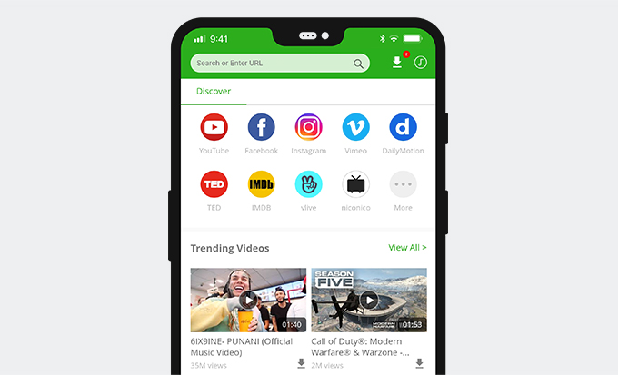 Twitter Video Downloader App für Android - AnyVid